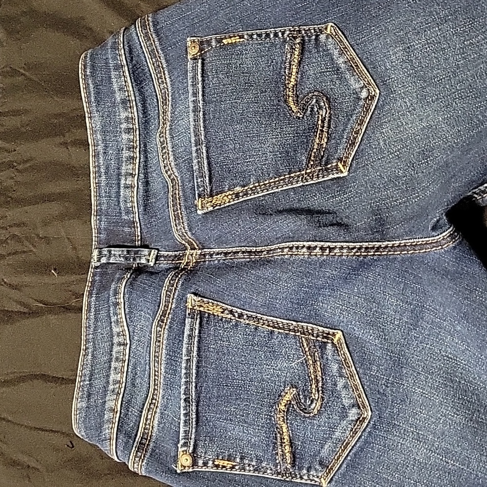 Silver Suki skinny CROP W28/L25